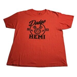 H3 Sportgear Short Sleeve Tshirt Dodge Hemi Red Heather Mens Size XL